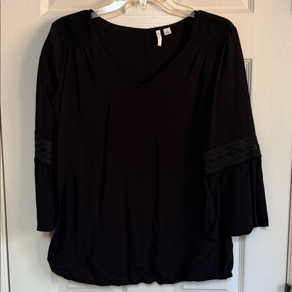 Elegant Black Women's Blouse